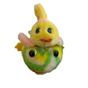 Vintage Fish Plush Knickerbocker and Dan Brechner Lot of Two